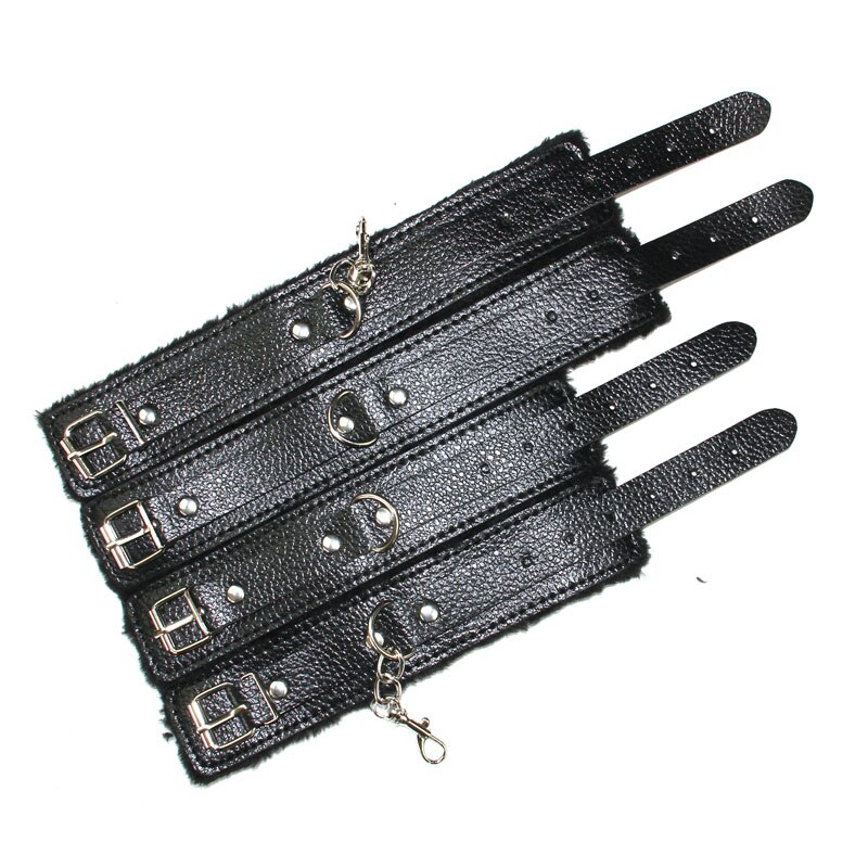 10-Pcs-SET-New-leather-bdsm-bondage-Handcuff-Set-Erotic-Sex-toys-for-couples-female-slave-1