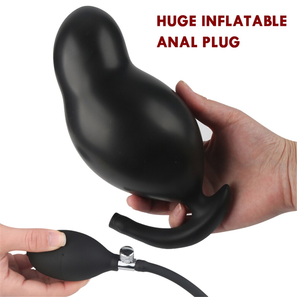 Go-Out-Double-layer-Inflated-Super-Big-Anal-Plug-Dildo-Pump-Butt-Plug-Anal-Dilator-Prostate-1